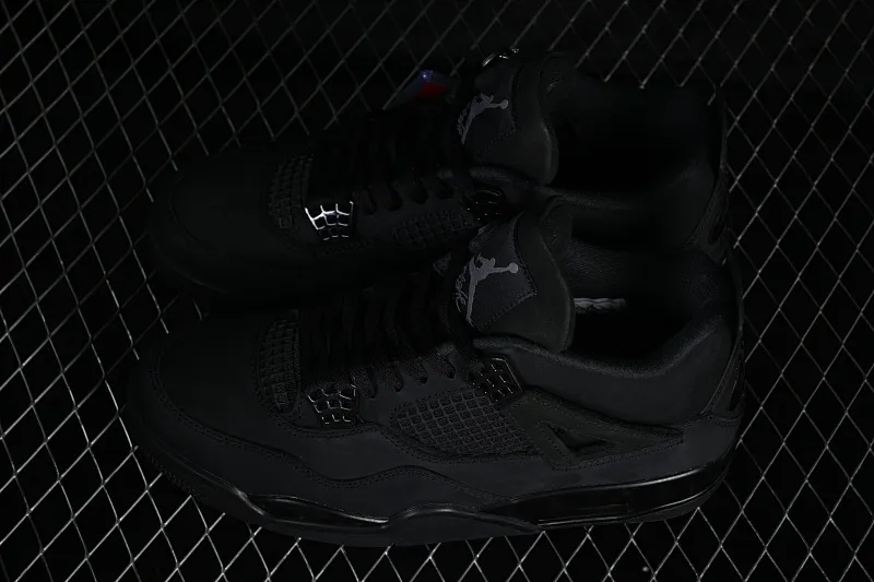 All categories Air Jordan Jordan series basketball shoes Air Jordan 4 TG version Air Jordan 4 Retro "Black Cat" AJ4 Joe 4 new black cat FV5029-010